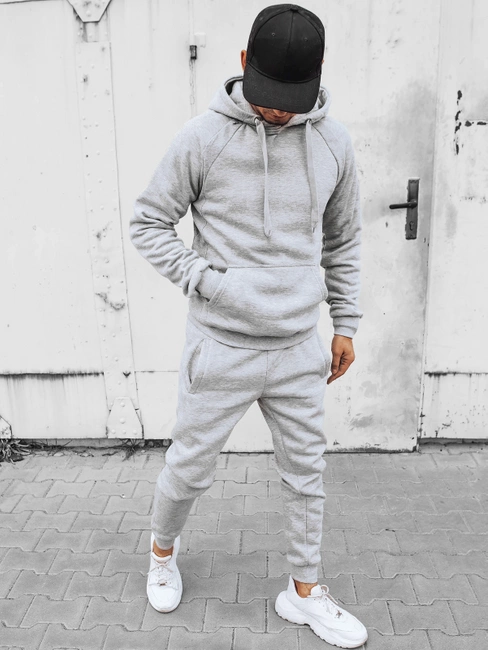 Herren Trainingsanzug-Set Farbe Hellgrau DSTREET AX0625