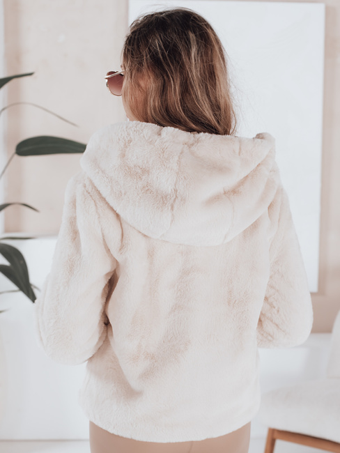 Damen Kurzmantel ELMIRIS beige Pelzmantel Dstreet TY4994