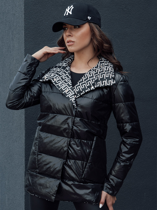 Damen Übergangs-Steppjacke MINTY DATE schwarz Dstreet TY4508