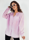 Damen Baumwollhemd NEBREDA  Farbe Violett DSTREET DY0388