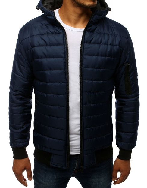 Herren Gesteppt Bomberjacke Blau Dstreet TX2228