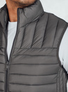 Herren Steppweste dunkelgrau Dstreet TX5081