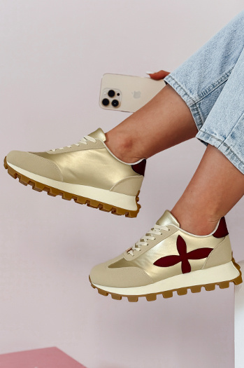 Damen Sport Turnschuhe FLEXIMOT burgundy Dstreet ZY0904