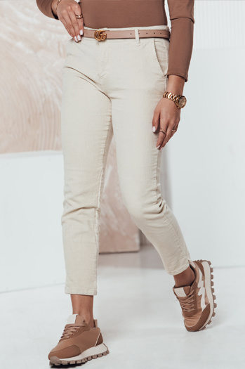 Damen Cordhose CORDFINE in hellbeige Dstreet UY2301