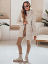 Damen Steppwinterjacke mit Kapuze hellgrau Dstreet TY5092