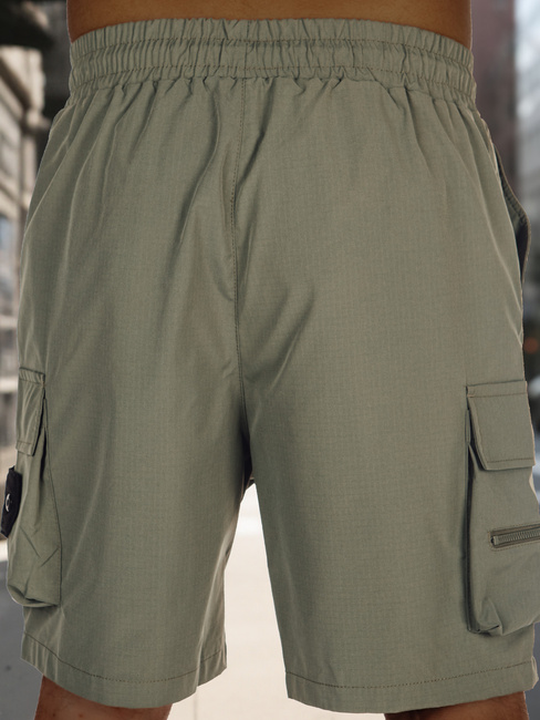 Herren Stoff Kampfshorts grün Dstreet SX2504