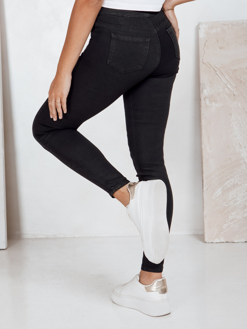 Damen Skinny Jeans schwarz Dstreet UY2746