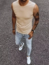 Herren Tanktop Beige Dstreet RX4918