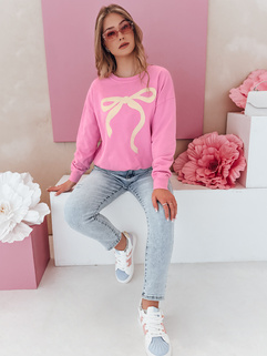 Damen Sweatshirt in Übergröße SOFTTIE rosa Dstreet BY1375_2