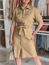 LOVE ME MIDI Midi-Hemdkleid beige Dstreet EY2594