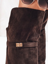 Damen Wildleder braun Stiefel Dstreet ZY1148