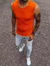 Herren Tanktop Orange Dstreet RX4919_1