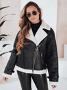 Damen Schafsfelljacke schwarz Dstreet TY5125