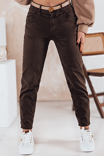 Damen Denim-Hose STREETSTYLE coffee Dstreet UY2393