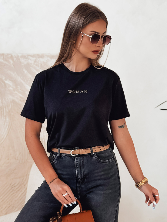 Damen WOMAN T-shirt schwarz Dstreet RY2554