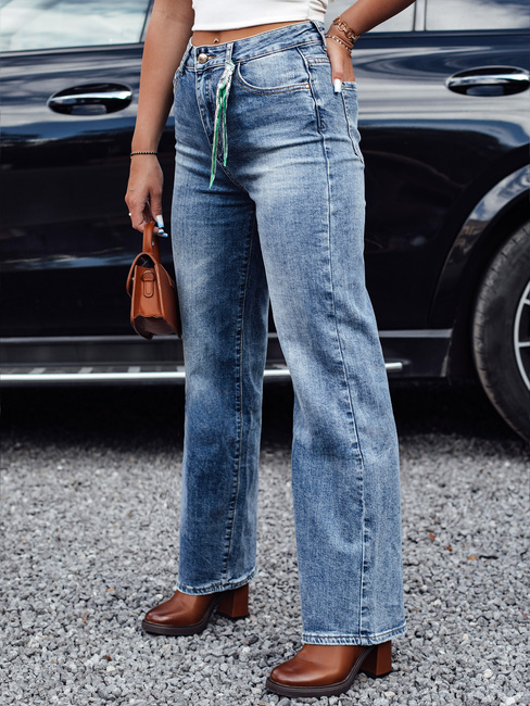 Weite Denim-Hose für Damen CITYBLUES blau Dstreet UY2234