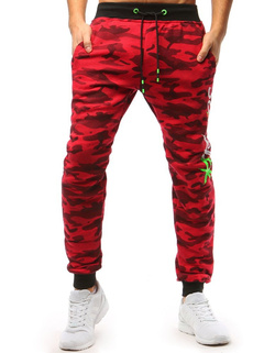 Herren Sporthose Jogger Camo Rot Dstreet UX3514_1