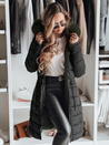 Damen Winter Parka Jacke TRENDNEL wendbar mit Kapuze schwarz Dstreet TY5023