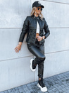 Damen Lederjacke TRENDY FUSION schwarz Dstreet TY3896