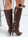 Frauen braune Stiefel Dstreet ZY1163