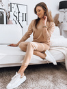 Damen Trainingsanzug-Set MILIAN Farbe Dunkelbeige DSTREET AY0817