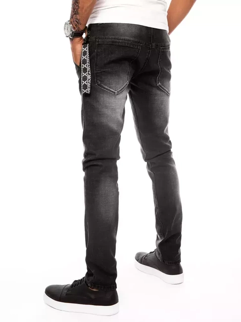 Herren Jeanshose Schwarz Dstreet UX3805