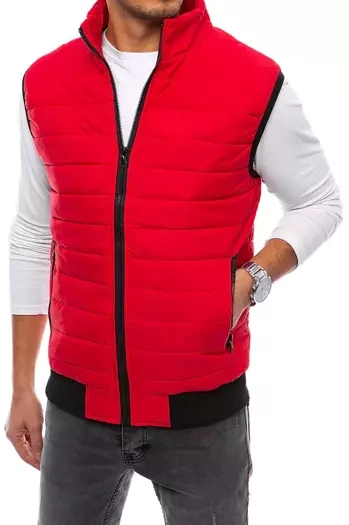 Herren Steppweste Rot Dstreet TX4015