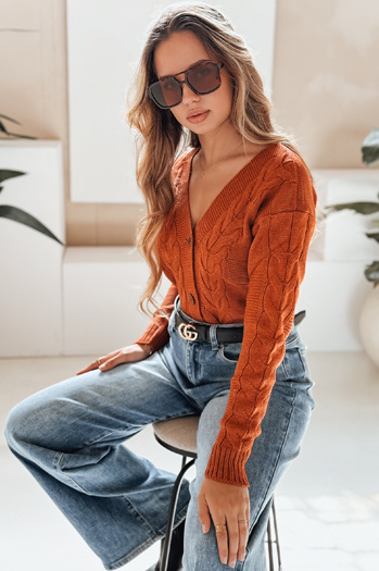 Damen Pullover RUSTICHE rot Dstreet MY2423