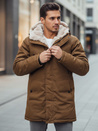 Herren Winter Parka Jacke mit Kapuze grün Dstreet TX4966