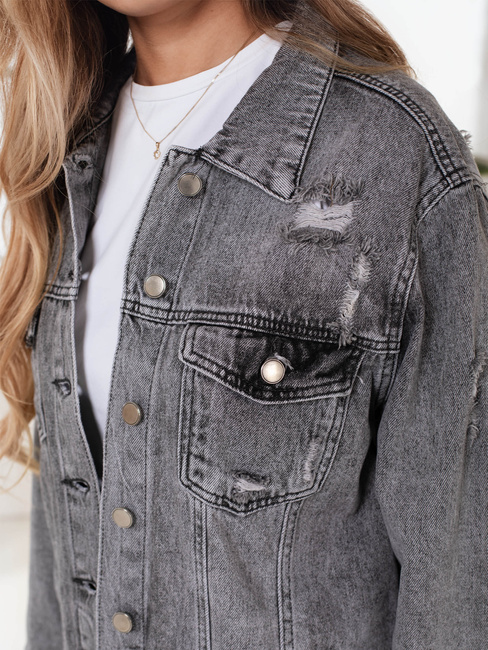Damen Jeansjacke XENIA grau Dstreet TY5131