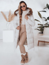 Gesteppte Damen-Winterjacke mit Pelz STYLEBELLA weiß Dstreet TY4610