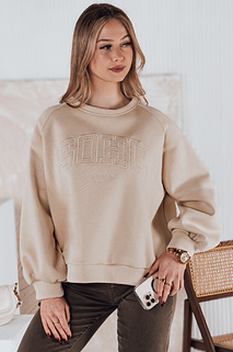 Damen Sweatshirt in Einheitsgröße COSYONE beige Dstreet BY1349