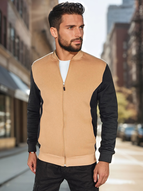 Herren Sweatshirt mit Reißverschluss und Stehkragen Dstreet BX5903