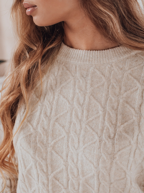 BRAVINA Damen Pullover beige Dstreet MY2529