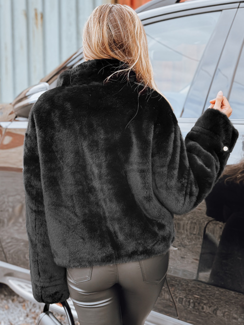 Damen Pelz kurz schwarz Dstreet TY5249