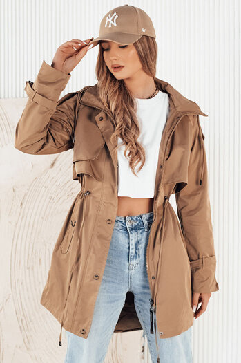 Damen Parka Jacke BRENS beige Dstreet TY4231