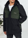 Herren Winterjacke mit Kapuze grün Dstreet TX5040