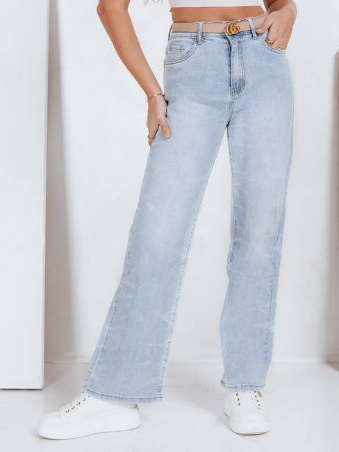 Damen weite blaue Jeans Dstreet UY2820