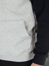 Herren Basic-Kapuzenpullover grau Dstreet BX5892