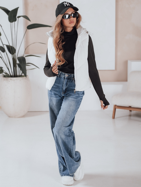 Damen Steppweste LIKEHUGS weiß Dstreet TY4975