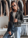 Damen Lederjacke DARKGLORY ramonesque schwarz Dstreet TY4963