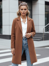 Damen Mantel in Übergröße LINNORE lang camel Dstreet NY0703