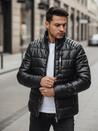 Isolierte Herren Lederjacke schwarz Dstreet TX5115