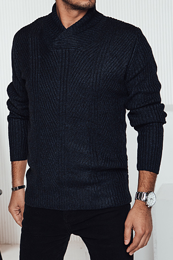 Marineblauer Herren-Pullover Dstreet WX2257