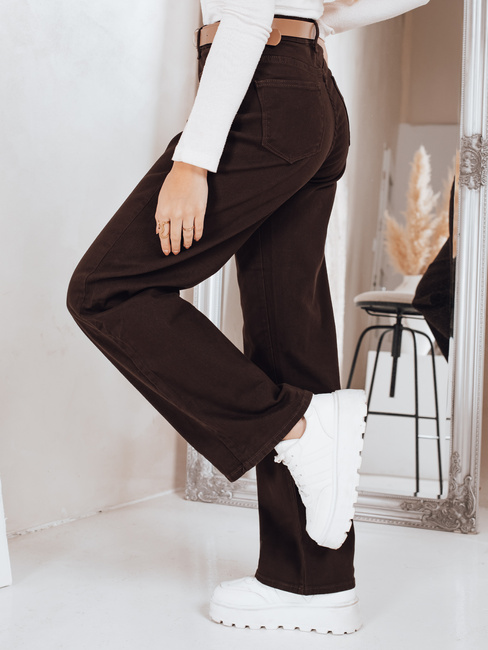 Jeans weites Bein braun Dstreet UY2842