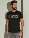 Bedrucktes Herren-T-Shirt schwarz Dstreet RX5667