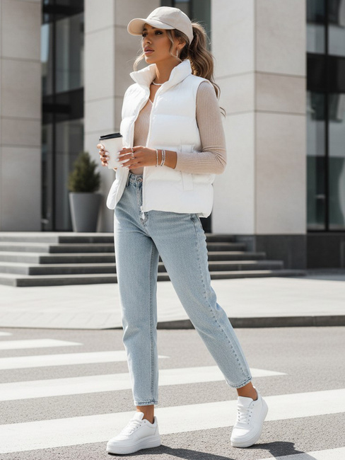 Damen Steppweste WILLOW Farbe Creme DSTREET TY3798