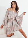 Spanisches Damenkleid FIONUALA Farbe Grau DSTREET EY2482