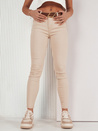 Damen Jeans mit hoher Taille LODGE Farbe Hellbeige DSTREET UY1934