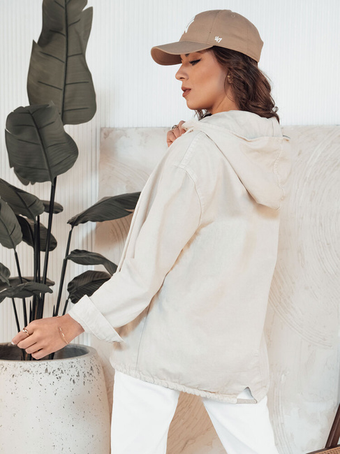 Damen Jeansjacke LASANAS Farbe Hellbeige DSTREET TY4314